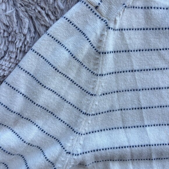 Wendi Reed Men's Cashmere Cotton Cardigan Sweater 1 S Stripe Button V-Neck - Picture 11 of 16